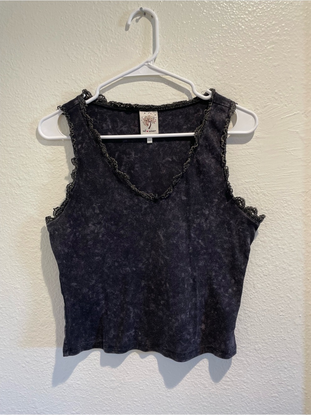 🌙 Self Esteem Boho Grunge Tree Graphic Top L